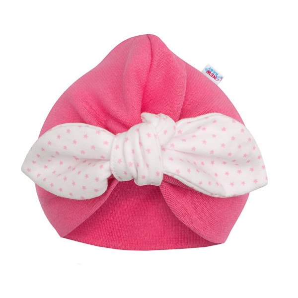 Dívčí čepička turban New Baby For Girls dots 92 (18-24m)