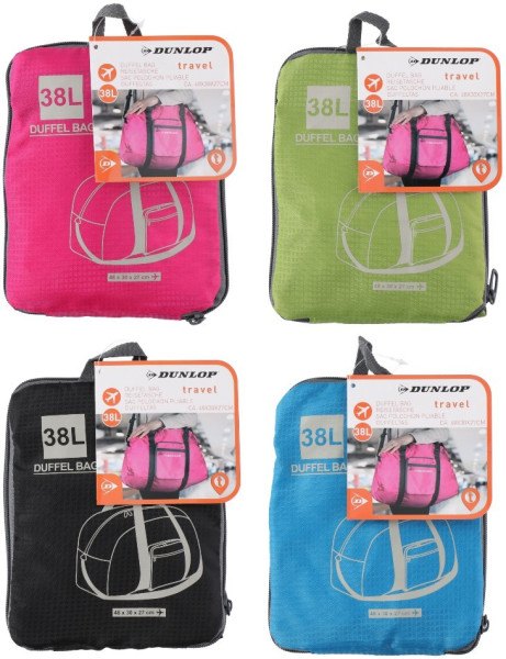 DUNLOP  Cestovní taška skládací 48x30x27cm růžováED-210303ruzo