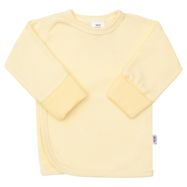 Kojenecká košilka s bočním zapínáním New Baby žlutá 68 (4-6m)
