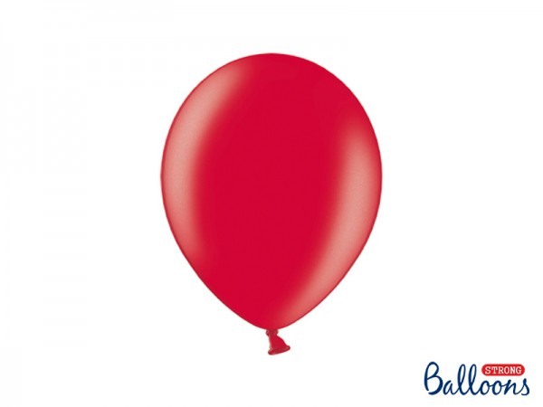 Paris Dekorace Balónek metalický červený