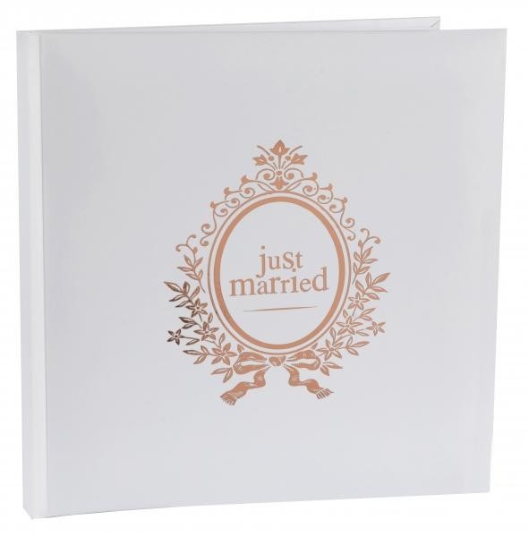 Paris Dekorace Svatební kniha "Just Married"