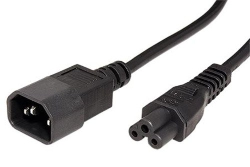 Kabel EC320 C14 - C5 (trojlístek) 1