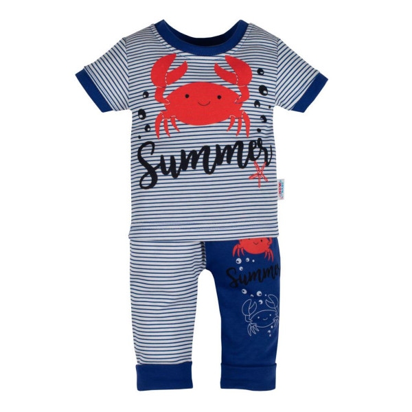 Kojenecké tričko s krátkým rukávem a tepláčky New Baby Summer 62 (3-6m)