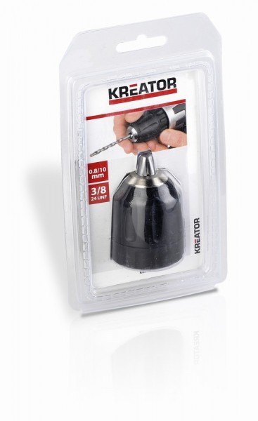 Kreator KRT014002 - Rychloupínací sklíčidlo 0.8-10 mm 3/8" - 24U