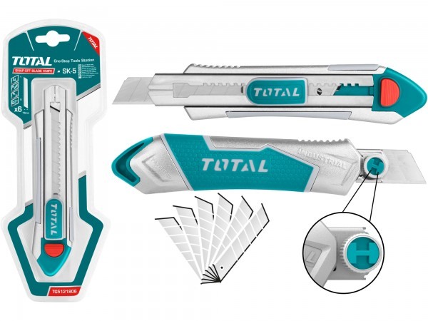 Total TG5121806 nůž ulamovací kovový s kovovou výztuhou