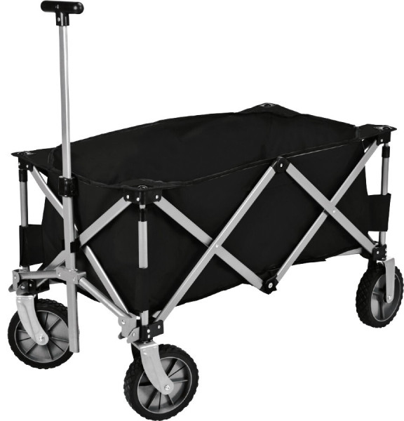 XQMAX Plážový vozík skládací černý KO-DG9000460
