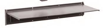 Závěsný systém G21 BlackHook small shelf 60x20x9 cm