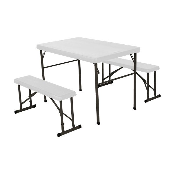 Campingový stůl + 2x lavice LIFETIME 80353 / 80352
