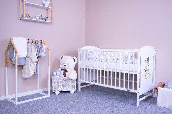 Dětská postýlka New Baby MIA standard Zebra bílá