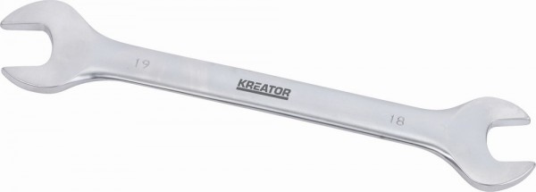 Kreator KRT501007 - Oboustranný klíč otevřený 18x19 -205mm