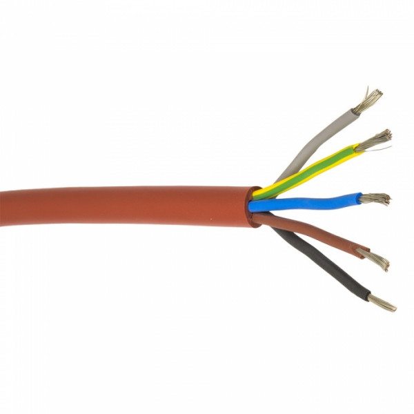LanitPlast silikonový kabel SIHF 5 x 2